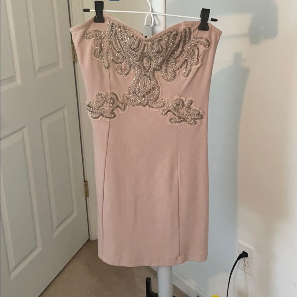 Free People Sweetheart Beaded Mini Dress